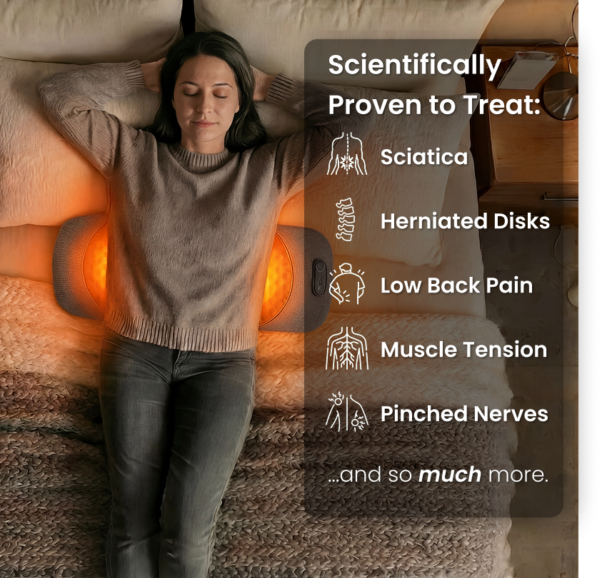 BackBuddy Pro™ - 3-in-1 Heated Back Massager