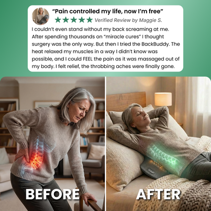 BackBuddy Pro™ - 3-in-1 Heated Back Massager